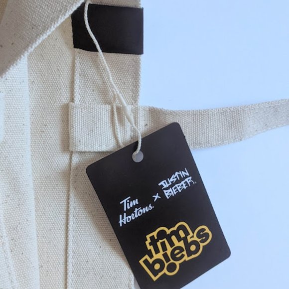 Justin Bieber Tim Hortons Tote Bag - Picture 3 of 5